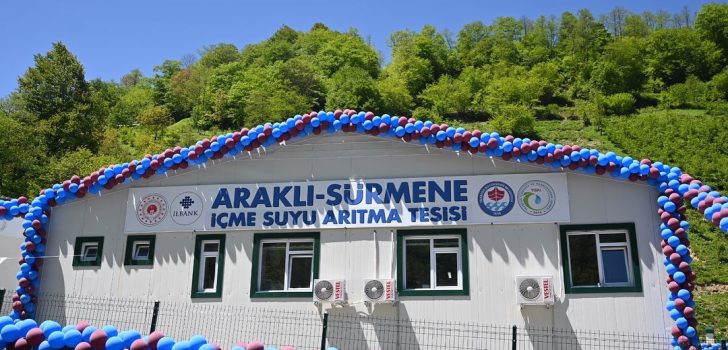 Trabzon’da, Araklı-Sürmene İçme Suyu Arıtma Tesisi ve HES törenle açıldı