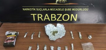 Trabzon’da uyuşturucu operasyonu