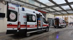 Trabzon’da yorgun mermi isabet eden kadın yaralandı