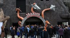 Trabzon’da tarihi vadilerin arasındaki “Tünel Akvaryum” ziyarete açıldı
