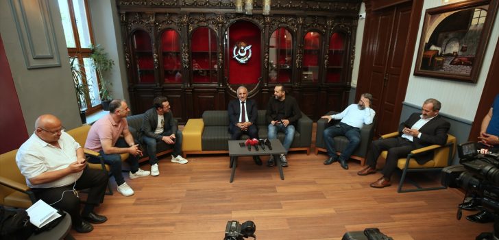 Trabzon Büyükşehir Belediye Başkanı Zorluoğlu, TGC’yi ziyaret etti