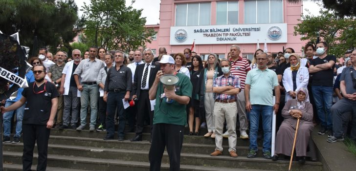 Karadeniz’deki sağlık çalışanlarından Dr. Ekrem Karakaya’nın öldürülmesine tepki
