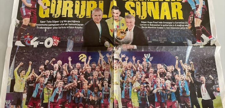 Trabzon yerel basınında “Süper Kupa” sevinci