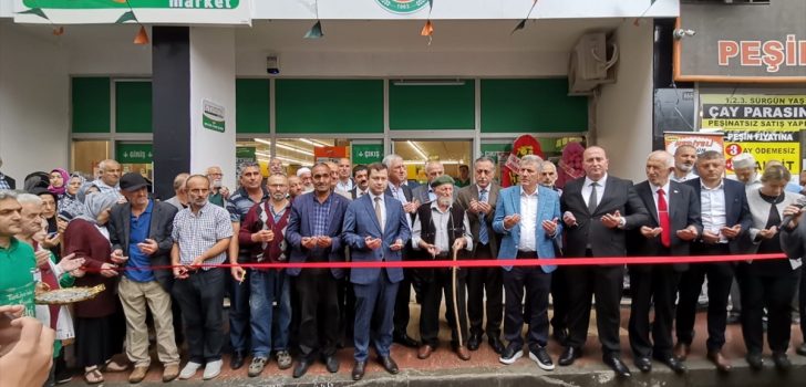 Of’ta Tarım Kredi Kooperatif Market açıldı