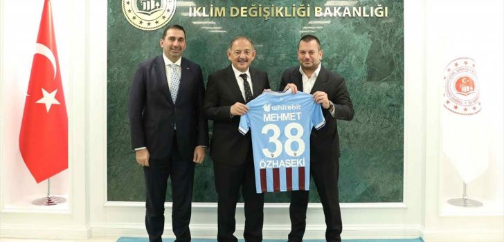 Trabzonspor Kulübü Başkanı Ertuğrul Doğan, Ankara’da ziyaretlerde bulundu