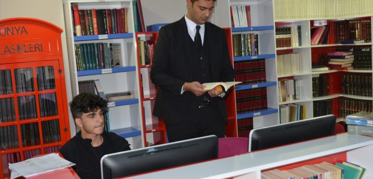Çaykara’da öğrenciler ara tatilde de sınavlara hazırlanıyor