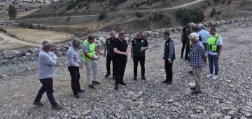 Ünlüpınar Barajı İnşaatının Son Durumu Yerinde İncelendi