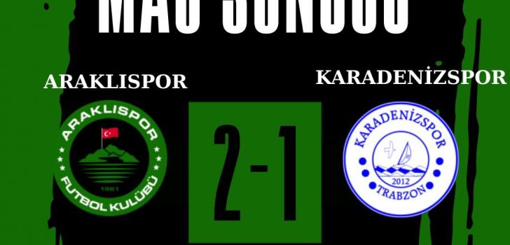 Araklıspor Sahasında Kazandı: 2-1