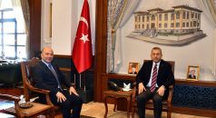 Türkiye Otelciler Birliği Trabzon Temsilcisi Mustafa Dündar’dan Vali Tahir Şahin’e Ziyaret