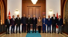 TMMOB Trabzon İl Koordinasyon Kurulu Sekreteri Ebru Çolak’tan Vali Tahir Şahin’e Ziyaret