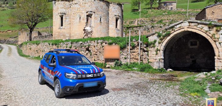 Jandarma Tarihi Santa Harabeleri’nde Görev Başında