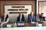 Trabzon Orman Bölge Müdürü Demirci İlk Toplantısını Gerçekleştirdi
