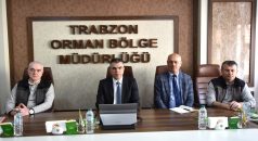 Trabzon Orman Bölge Müdürü Demirci İlk Toplantısını Gerçekleştirdi