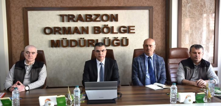 Trabzon Orman Bölge Müdürü Demirci İlk Toplantısını Gerçekleştirdi