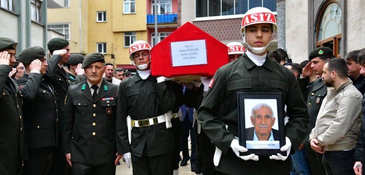 Kore Gazisi Harun Özdemir Son Yolculuğuna Uğurlandı