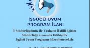 Trabzon’da 156 Kişilik İşgücü Uyum Programı Başlatılıyor
