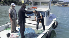 Araklı Kalecik Limanı’nda Su Ürünleri Av Araçları Kayıt Altına Alındı
