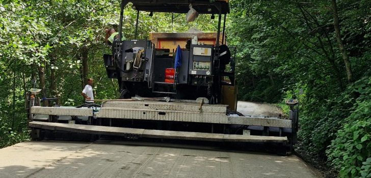 Trabzon’da 4 İlçede 13 Kilometrelik Yol Kuru Betonla Kaplandı