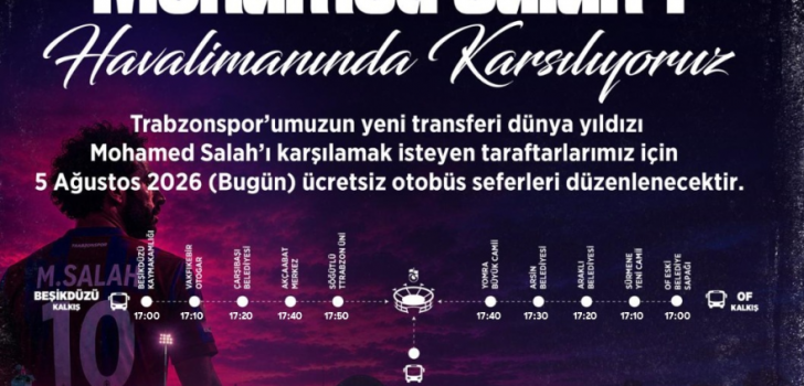 Büyükşehir’den Salah İçin Ücretsiz Otobüs Seferleri