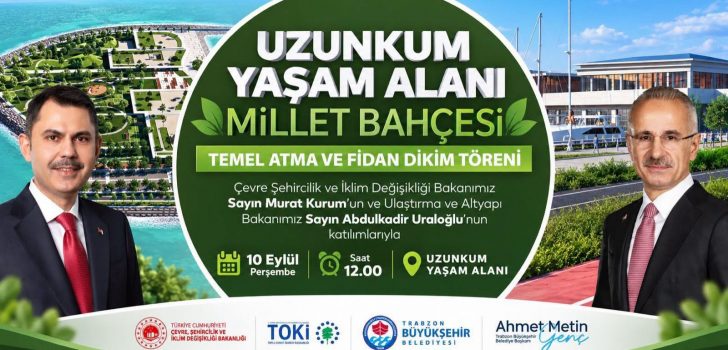 Trabzon’da Uzunkum Yaşam Alanı için temel atılıyor Trabzon’da Uzunkum Yaşam Alanı için temel atılıyor
